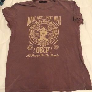Obey “Make Art Not War” Tee